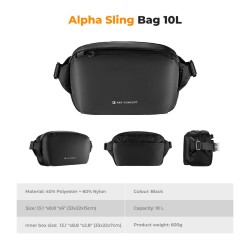 K&F Concept 10L Alpha Camera Sling Bag 